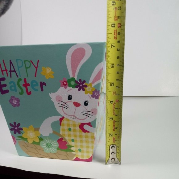 Easter Basket Bunny Rabbit Cardboard - Picture 10 of 13